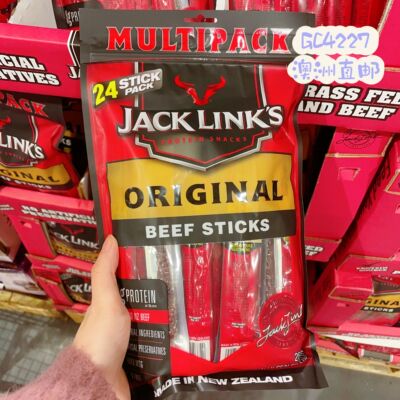 澳洲代购直邮Jack Links丰富营养100% 草饲牛肉干新西兰进口 288g