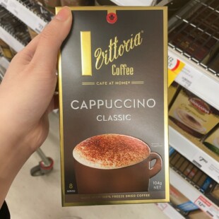 澳洲代购直邮 Vittoria 卡布奇诺 拿铁 摩卡 速溶冻干咖啡 8小袋