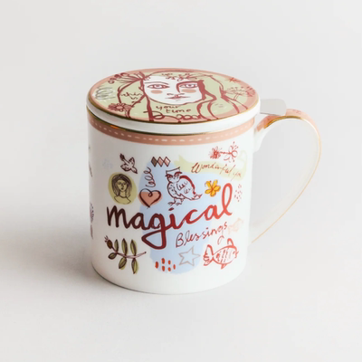 澳洲代购直邮 T2 Well Well Well Burgundy Mug 马克杯 1个