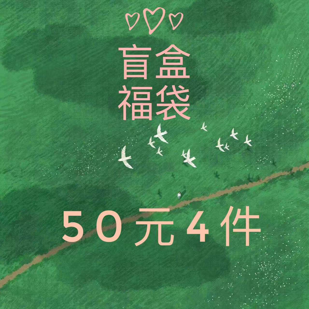 女童春夏季福袋盲盒 50元4件 只有女童款