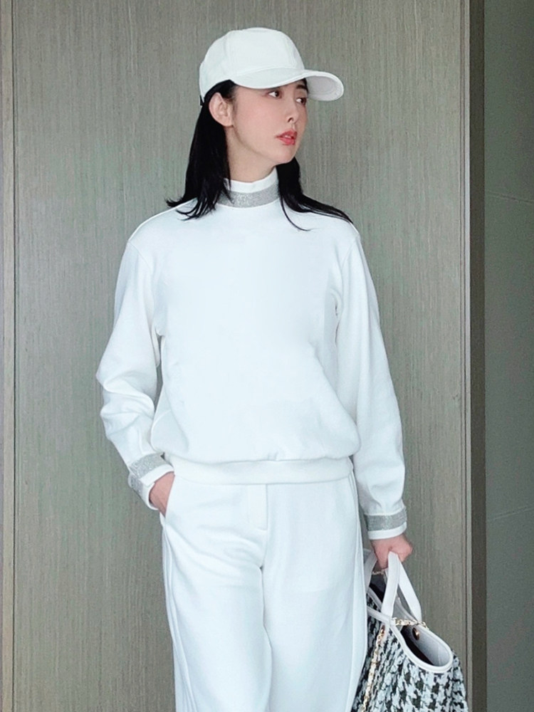 TRACY CHU 卫衣新时尚显瘦休闲套头衫