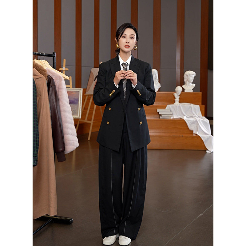 tracychu翠西私服重工复古大女主吸腰羊毛西裤气质优雅款冬季新款