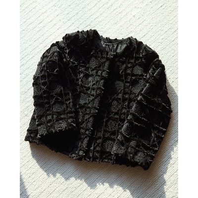 斯瓦卡拉拼水貂毛浮雕皮草