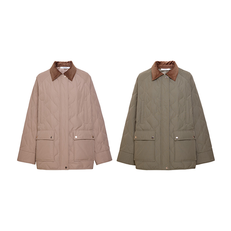 95级波兰白鹅绒英伦复古羽绒服