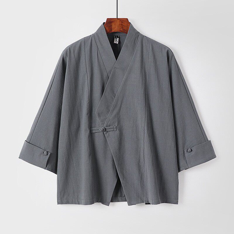 宽松大码中式汉服民族风男装