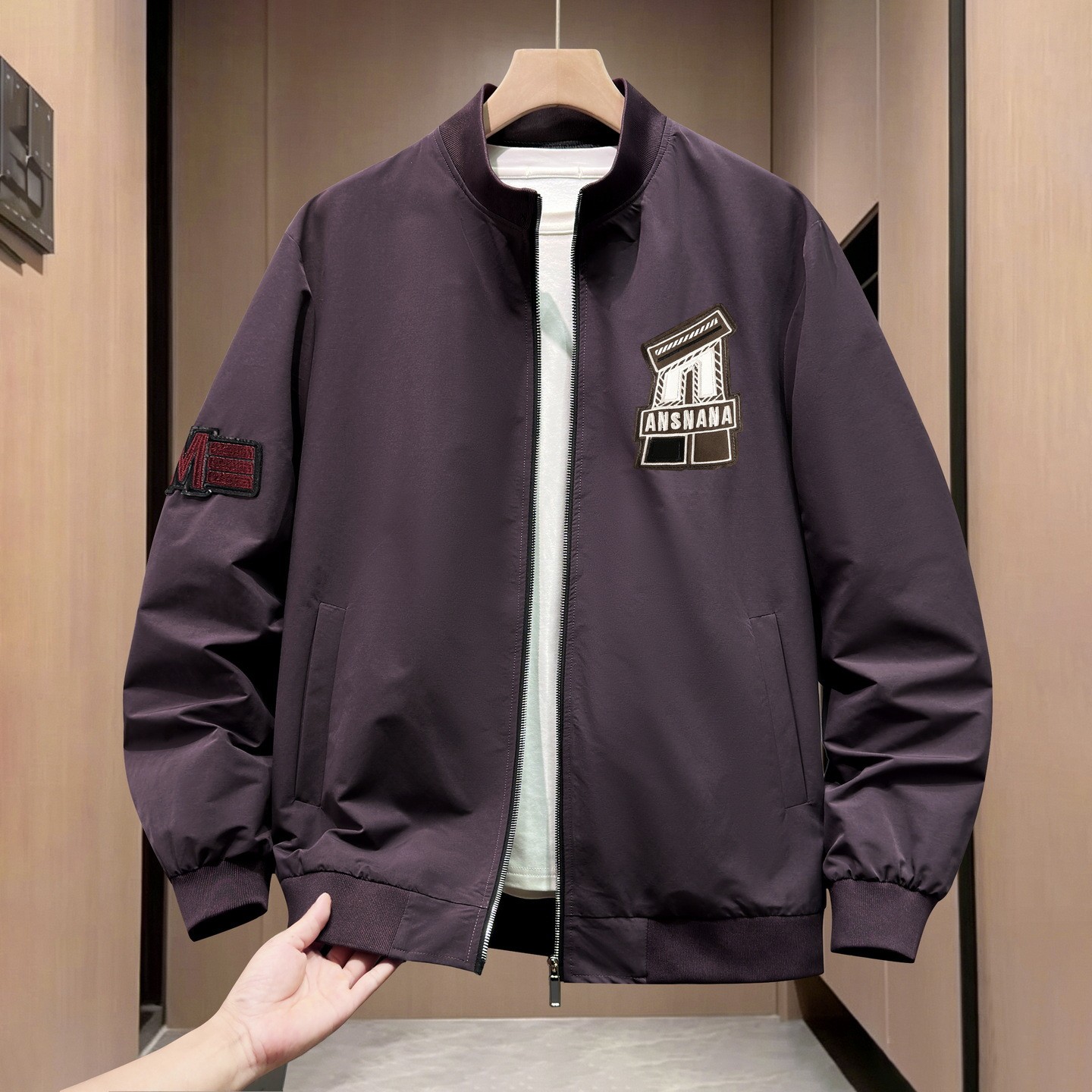 美式棒球服男大码400斤360斤230