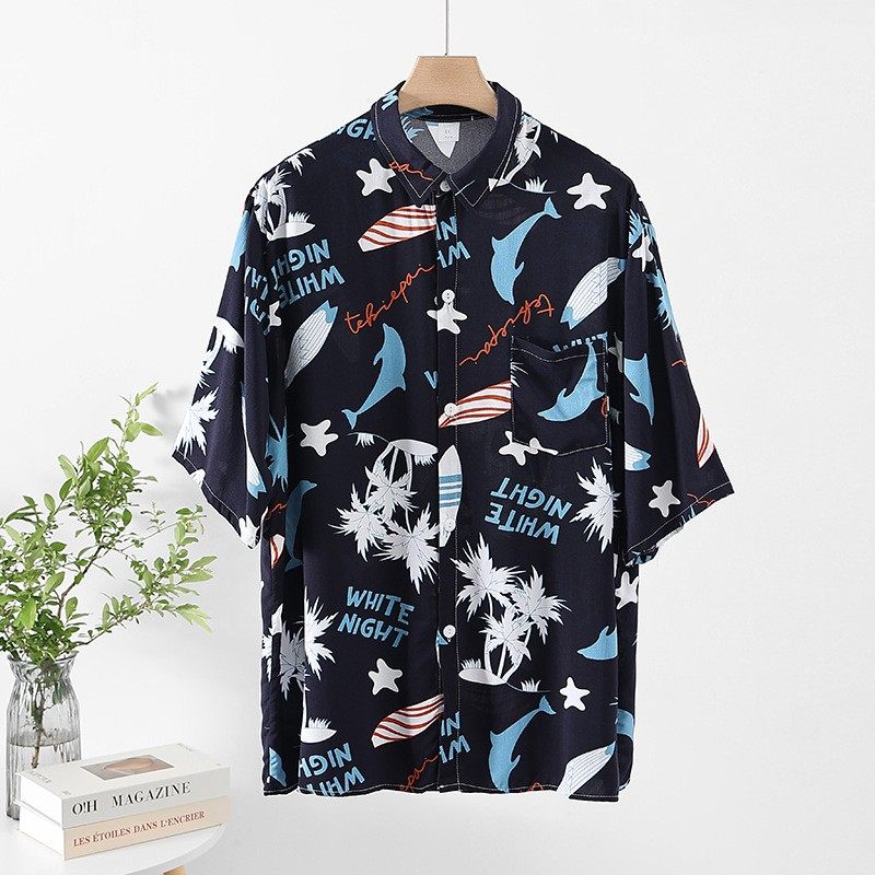 超大号家居服睡衣男女短袖衬衫