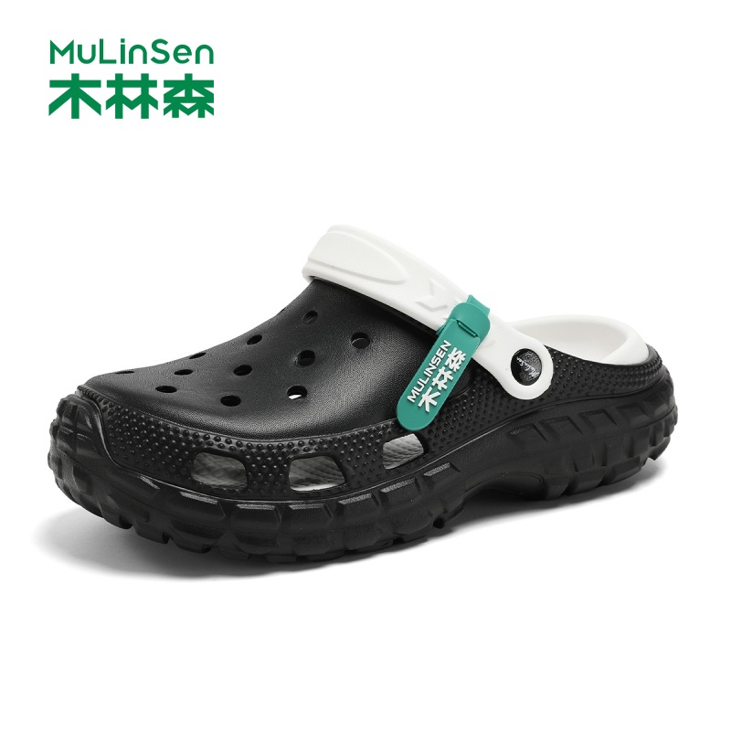 木林森休闲户外透气包头凉鞋
