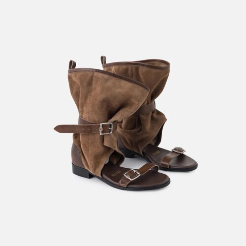 官方授权 ICEDUST棕色软底勃肯鞋 2026SS春夏新品拖鞋NO退NO换