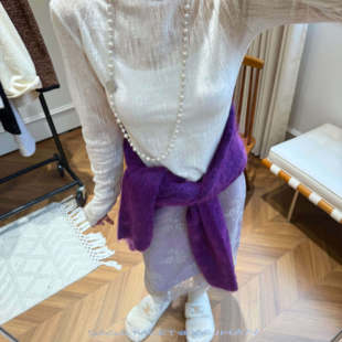 SASAMEET官方授权 ICEDUST 25秋冬新品 蕾丝拼接T恤长袖T恤打底裙