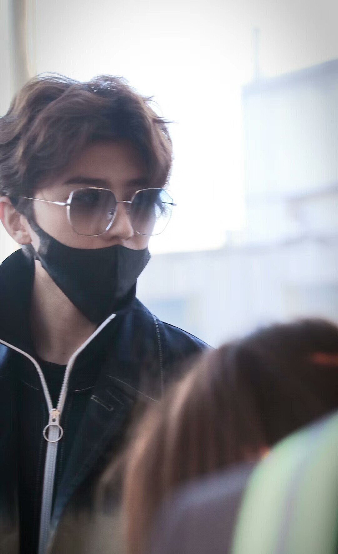 奔跑吧蔡徐坤同款太阳镜2020潮流明星墨镜男女猫眼款时尚太阳眼镜