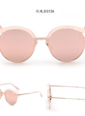 墨镜恋爱先生江疏影圆脸太阳眼镜