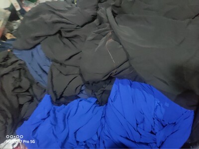 弹力雪纺泡泡布料面料论斤称