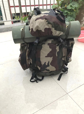 出口军绿迷彩色铝支架特种兵户外徒步登山运动旅行双肩背包