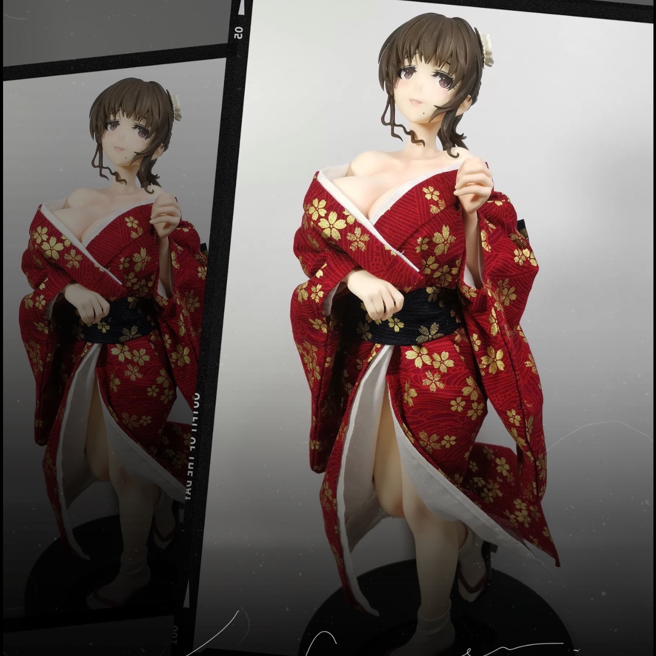 手工定制4分手办和服 村主宏美 兔女郎 赤羽麻美 1/6手办兵人和服