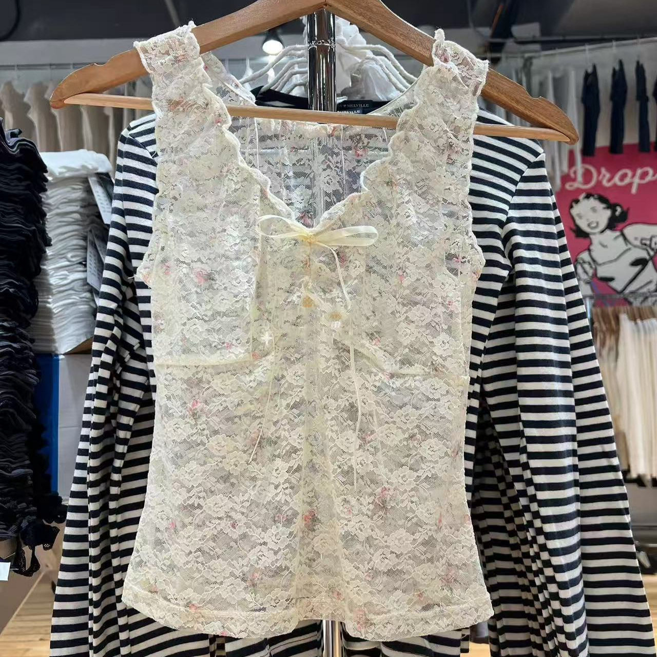 小海鸥美式甜美仙女吊带