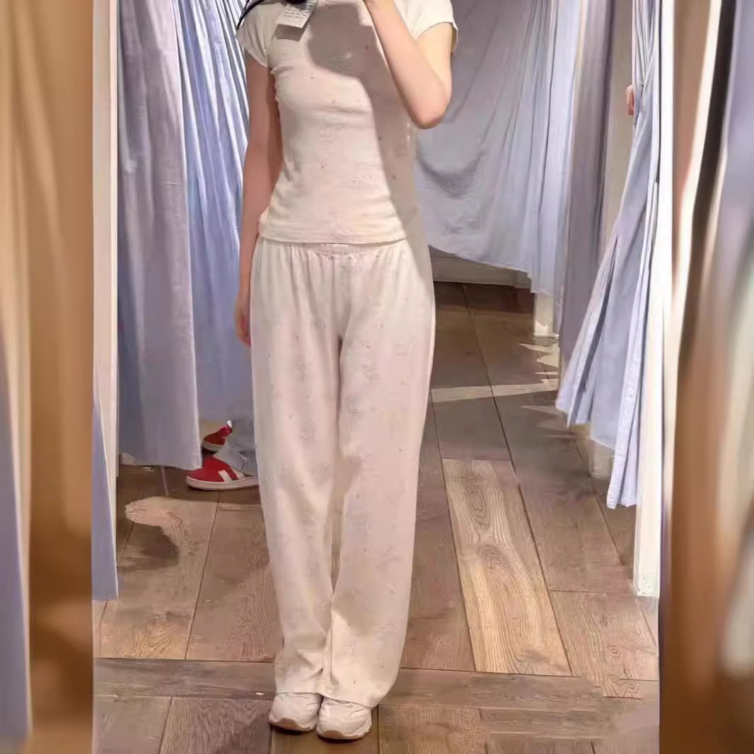 小海鸥秋冬美式复古直筒阔腿裤