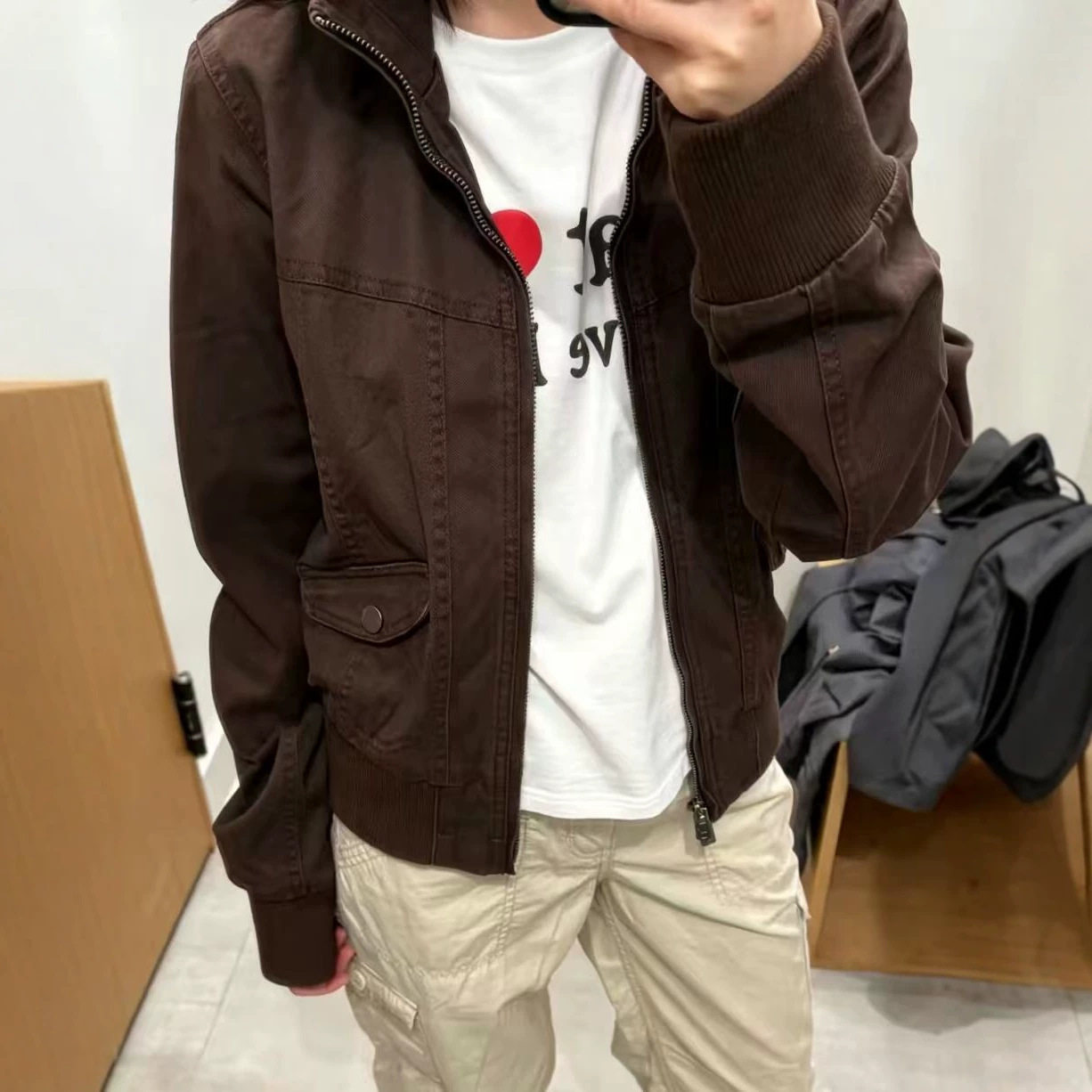 小海鸥美式复古工装夹克