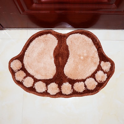 脚丫款地垫 门垫进门卧室防滑垫卫生间脚垫门厅客厅入户地毯垫子