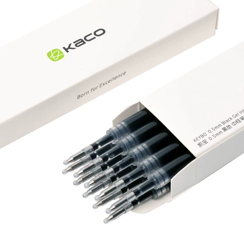 Kaco Pen Core Point Tu Kaibao Pure Book Source 0.5 Нейтральные ручки и азиатские правила универсальные канцелярские товары отдельная поддержка