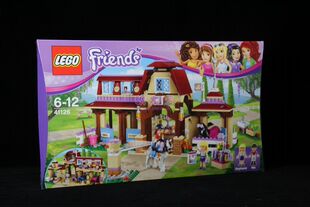 乐高积木lego儿童益智拼装玩具女孩朋友心湖城马术俱乐部 41126