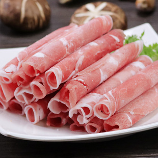 羊肉卷 500克现杀  山羊腿肉 火锅食材 农家散养山羊