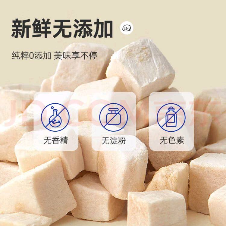 冻干鸡肉粒猫咪零食高蛋白低脂肪增肥发腮营养鸡胸肉400g宠物食品