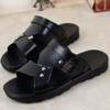 Sandals for men non-slip dad soft sole Middle and old age comfortable slipper daily leisure time Sandals for men