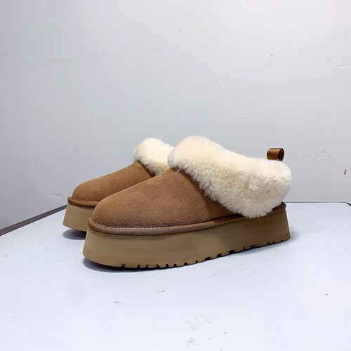 羊毛棉鞋雪地靴冬季厚底