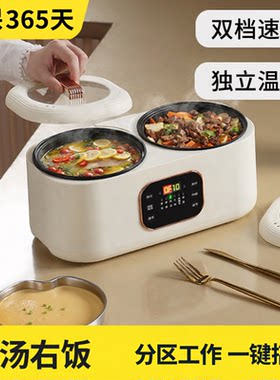 双胆电饭煲多功能迷你电饭锅鸳鸯火锅蒸煮智能预约保温新款批发