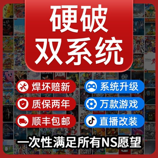 SWITCH硬破双系统ns续航版国行OLED LITE游戏主机报错维修服务