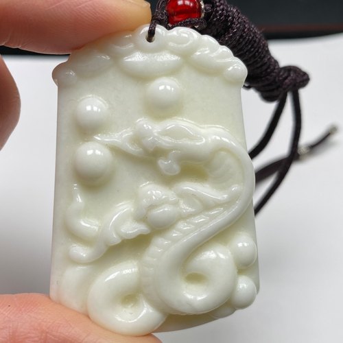 生肖牌玉牌蓝田玉天然正品