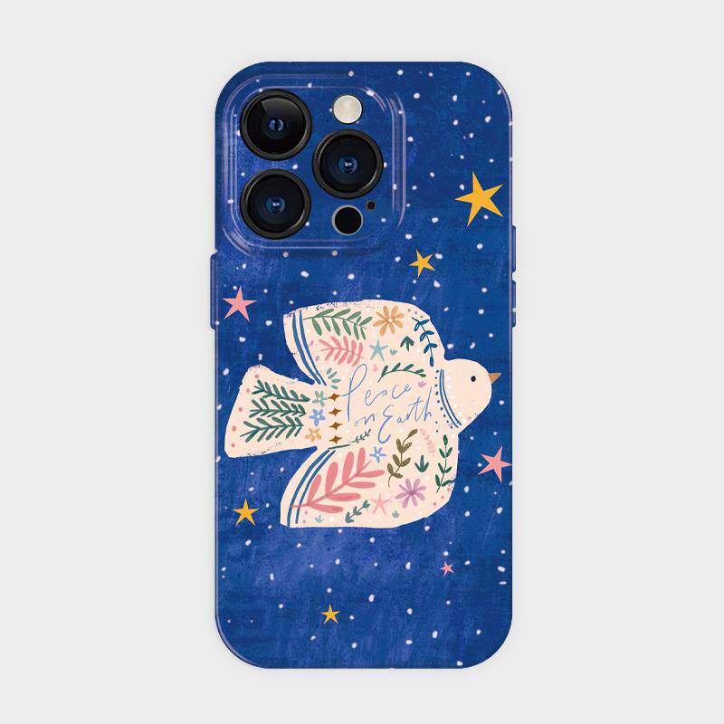星夜兼程~适用iPhone16promax手机保护壳苹果14独特超好看的小米15艺术设计感13pro美术生治愈系小众不撞