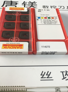 原装进口瑞典山特维克刀粒R245-12T3M-KL 3020 现货 拍前询价