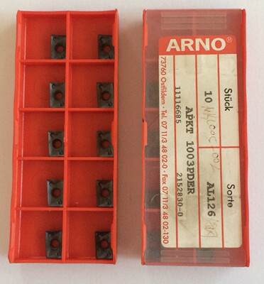 原装进口 ARNO 数控合金刀片APKT1003PDER AL126 处理 价格实惠