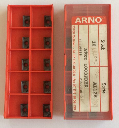 原装进口 ARNO 数控合金刀片APKT1003PDER AL126 处理 价格实惠