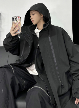 可拆三合一防水冲锋外套(外套内绒拉链可拉）1408-MY034-P100