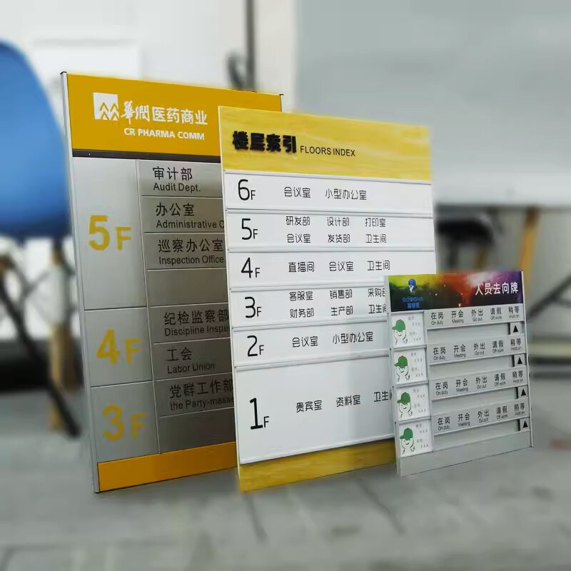 专业定制各种标识标牌公司门牌去向牌工位牌医院标识牌商场标识牌