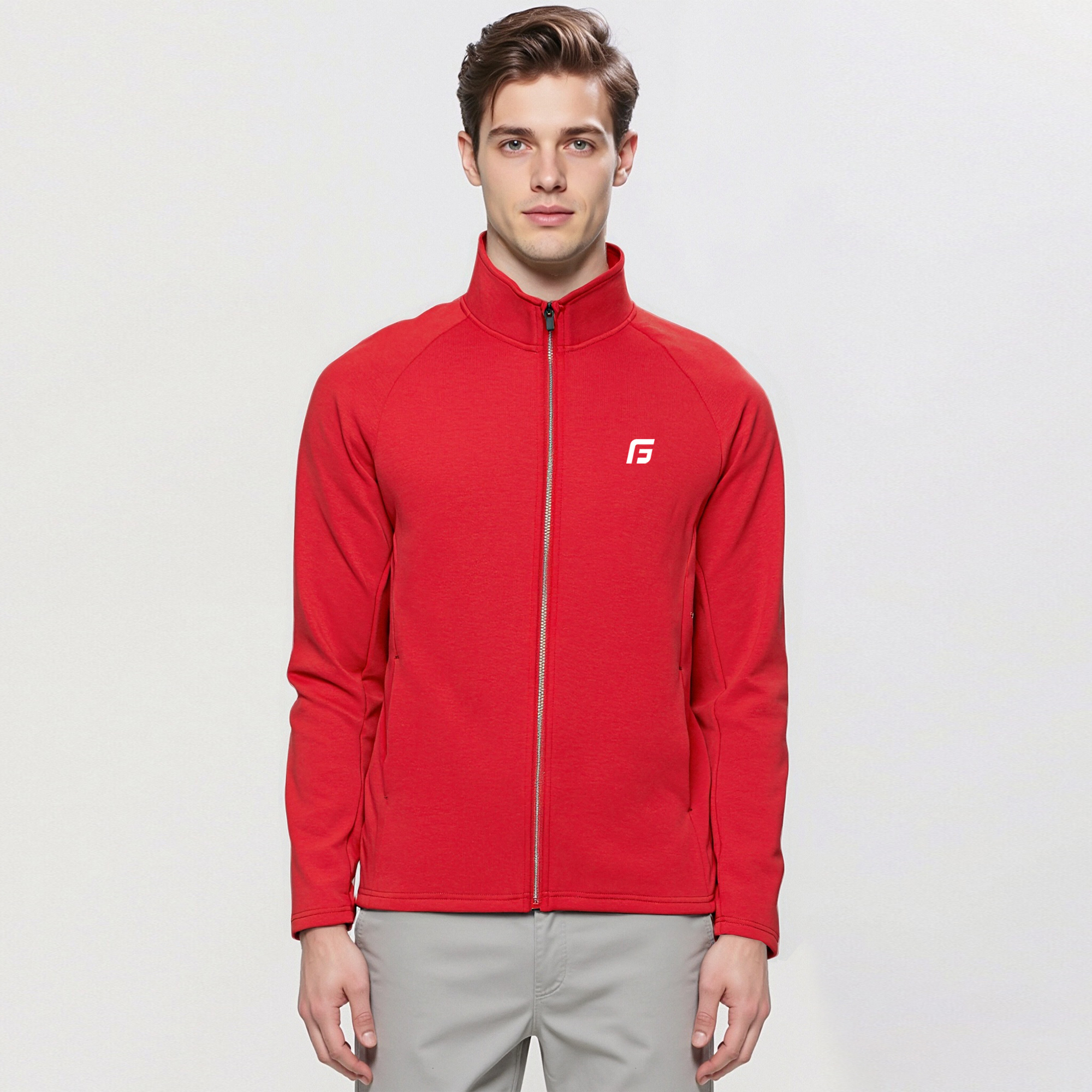 秋冬长袖高尔夫男士外套