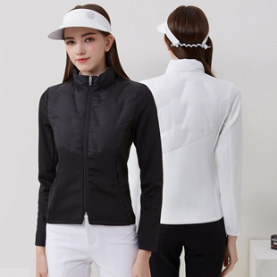 秋冬季高尔夫外套女羽绒服收腰修身显瘦鸭绒瑜伽服上衣女golf女装