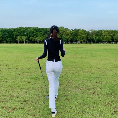 春夏高尔夫女装球裤速干运动裤子