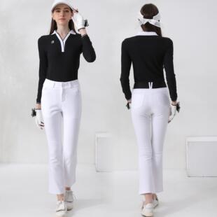 女春夏季 加绒 高尔夫女装 子女套装 女长裤 女裤 女golf服装 上衣裤 长袖