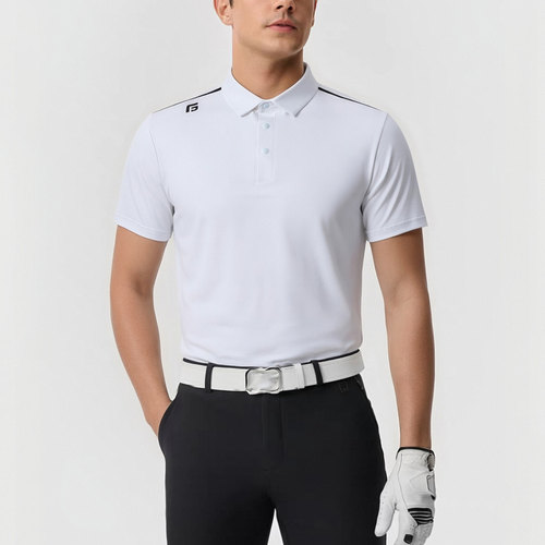 高尔夫男士短袖翻领POLO衫户外
