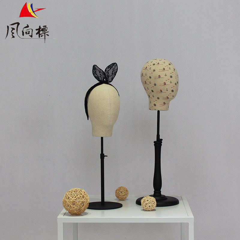 儿童头模 帽子展示架 头模假人头 饰品围巾假发 展示道具假发头模图片