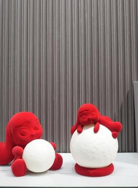 生日情人节礼物纳茉兔墩墩月球灯小夜灯卧室床头柜护眼睡眠灯摆件