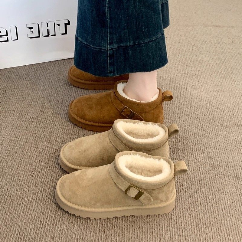 东北雪地靴女加绒加厚2025新款冬季防滑保暖雪地棉靴厚底棉鞋男鞋,女鞋,时尚雪地靴,淘宝优惠券,粉丝福利购,淘宝优惠卷