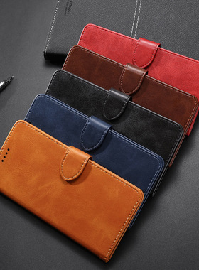 适用于TCL 50 5G/TCL 50 XE NXTPAPER 5G商务简约小牛皮系列翻盖款手机皮套定制505 (T509K)(T5094）