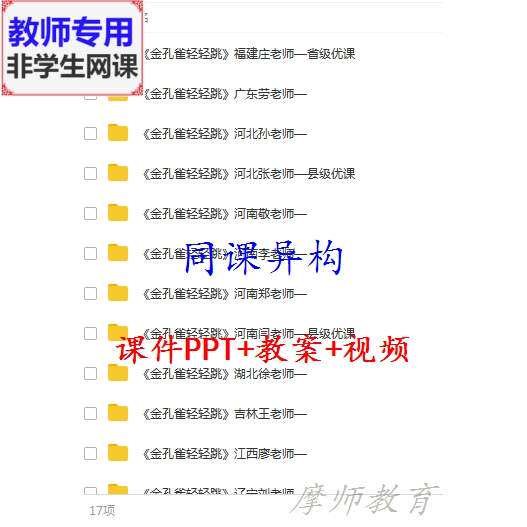 人音版音乐二上 金孔雀轻轻跳 公开课全套课件教案PPT视频教师用图片