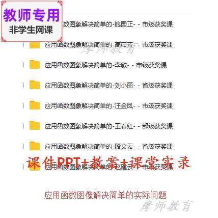 人教版数学八下应用函数图像解决问题公开课课件PPT教案视频教师