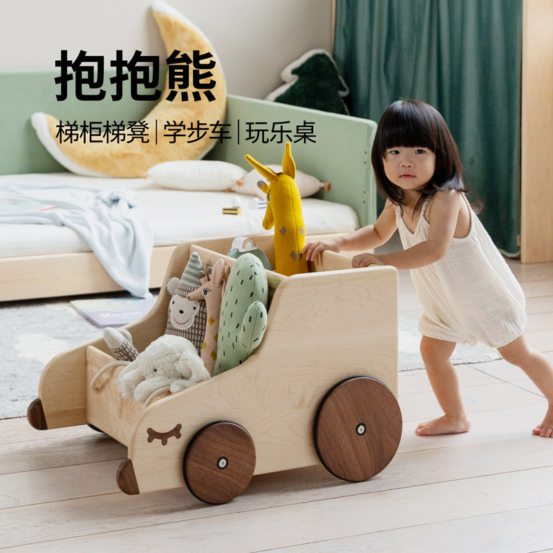 孩在梯柜全实木多功能用途